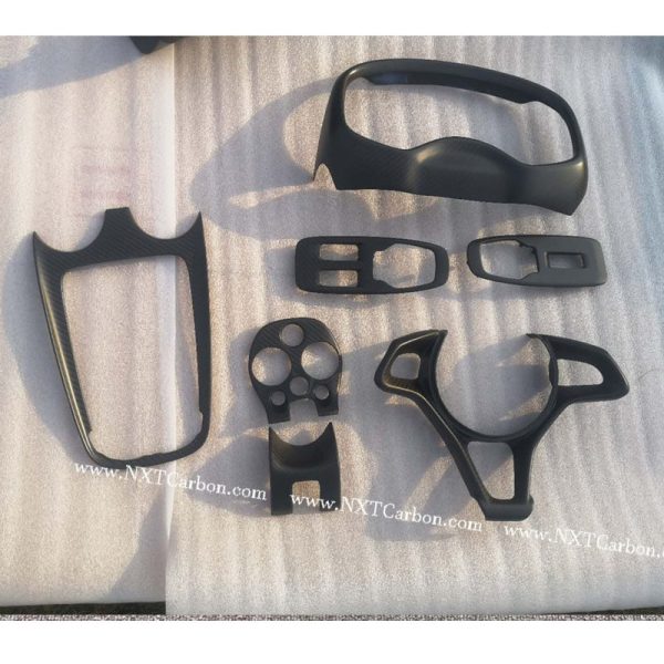 570 inteiror trim dry carbon interiro trim for Mclaren 540c 570s 600lt steering wheel central control windwon button panel 6pcs/set