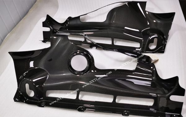 Mclaren MP4-12C 650S OEM  dry carbon engine trim 4pcs  kit supercar