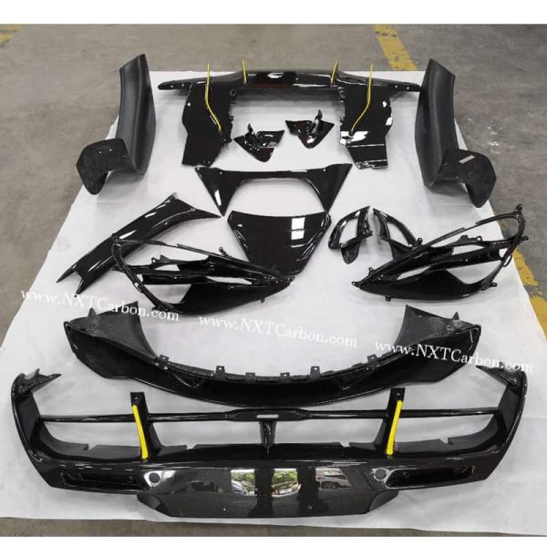 Mclaren 720S OEM  dry carbon front lip rear diffuser headlight trim engine cover