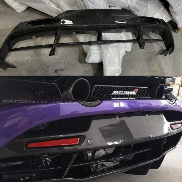 Mclaren 720S  OEM dry carbon  Rear bumper diffuser