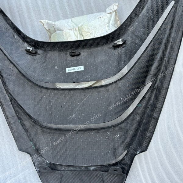 McLaren 720S Spider OEM Dry Carbon Engine Cover – Lightweight Performance Upgrade