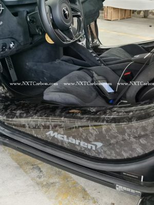 Mclaren 720S OEM dry carbon door sills for left hand drive