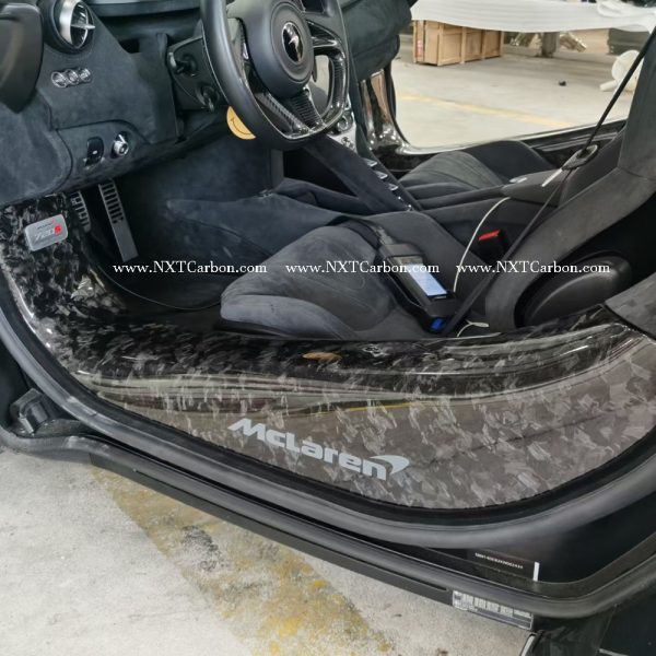 Mclaren 720S OEM dry carbon door sills for left hand drive