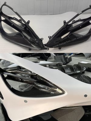Mclaren 720s  oem dry carbon headlight bucket 2pcs/set