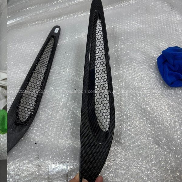 hood vent2 Mclaren 720S OEM hood vent with mesh grid 2pcs/set