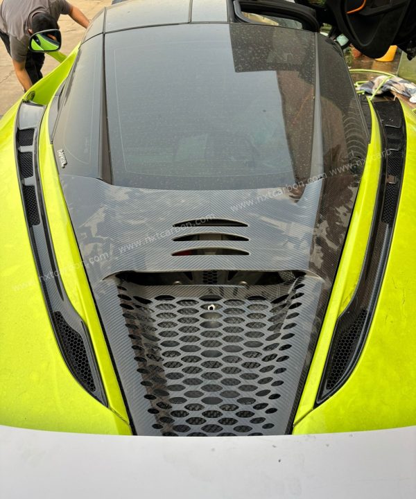 Mclaren 720S OEM rear engine trim 2pcs  dry carbon