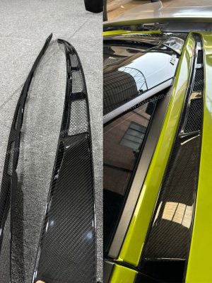 Mclaren 720S OEM rear engine trim 2pcs  dry carbon