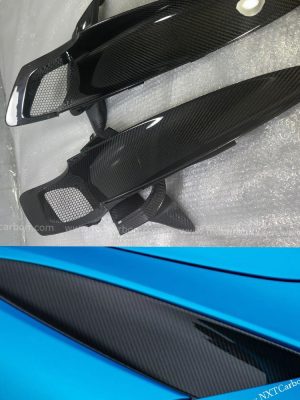 Mclaren 720S OEM rear engine vent 2pcs  dry carbon