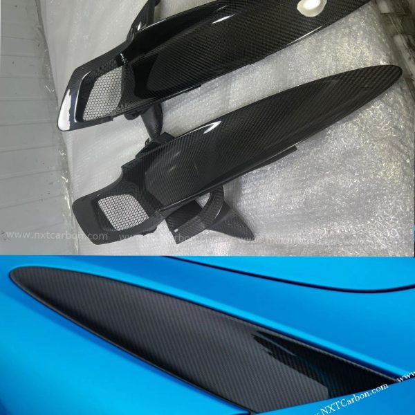 Mclaren 720S OEM rear engine vent 2pcs  dry carbon