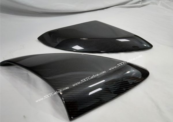 sideside Mclaren 540c 570s dry carbon side vent door handle cover dry carbon 4pcs /set