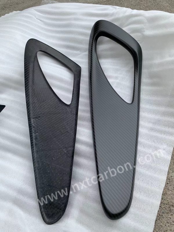 dry carbon interiro trim for Mclaren 540c 570s 600lt door speaker cover overlay interior trim