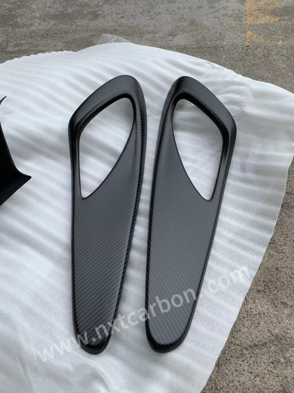 dry carbon interiro trim for Mclaren 540c 570s 600lt door speaker cover overlay interior trim