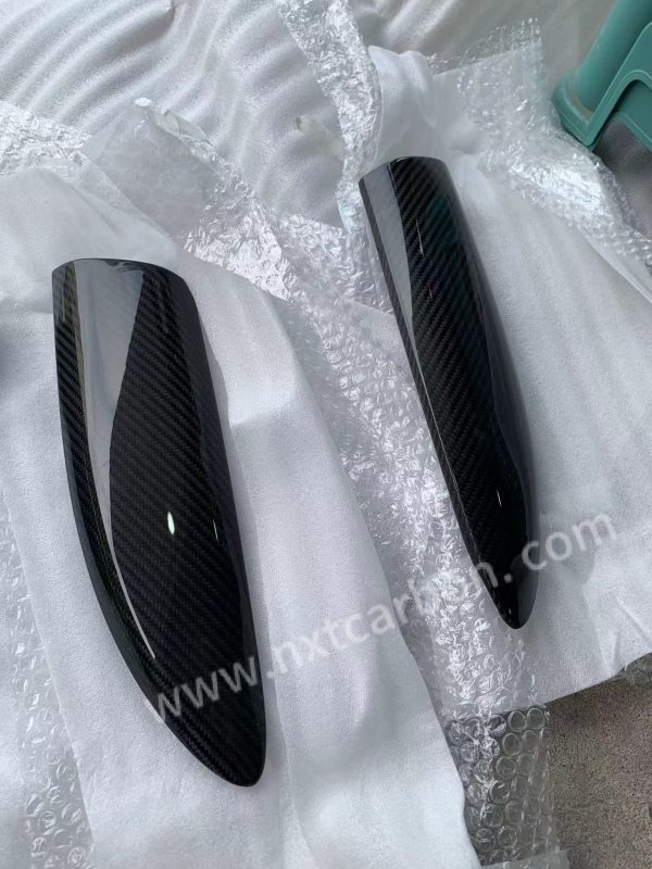 Mclaren 600lt style  dry carbon side vent door handle dry carbon  4pcs /set