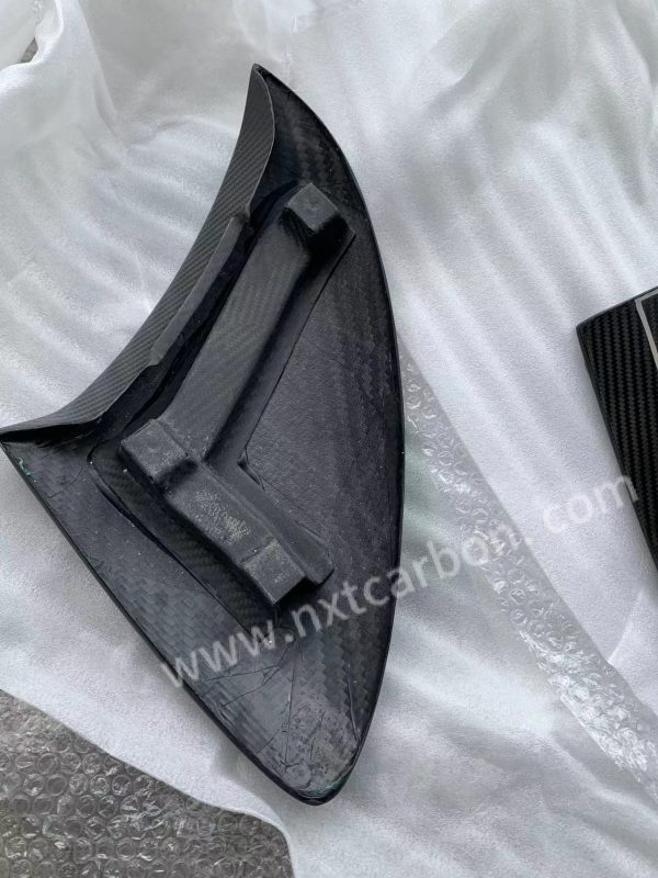 Mclaren 600lt style  dry carbon side vent door handle dry carbon  4pcs /set