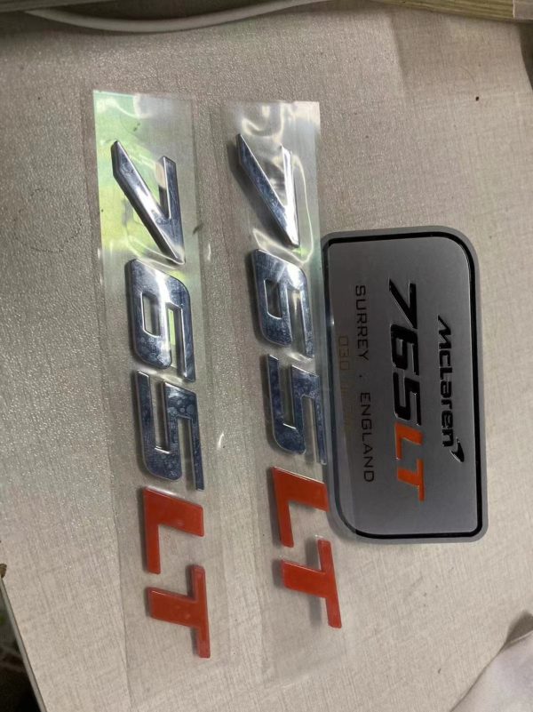 McLaren 765LT & 600LT Logo Badge Side Skirts - 2pcs/Set, Exclusive Styling Upgrade