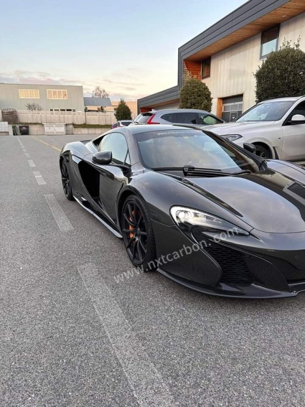 Mclaren mp4-12c 650s  upgrade 675lt  dry carbon side skirts  side vents 6pcs/set