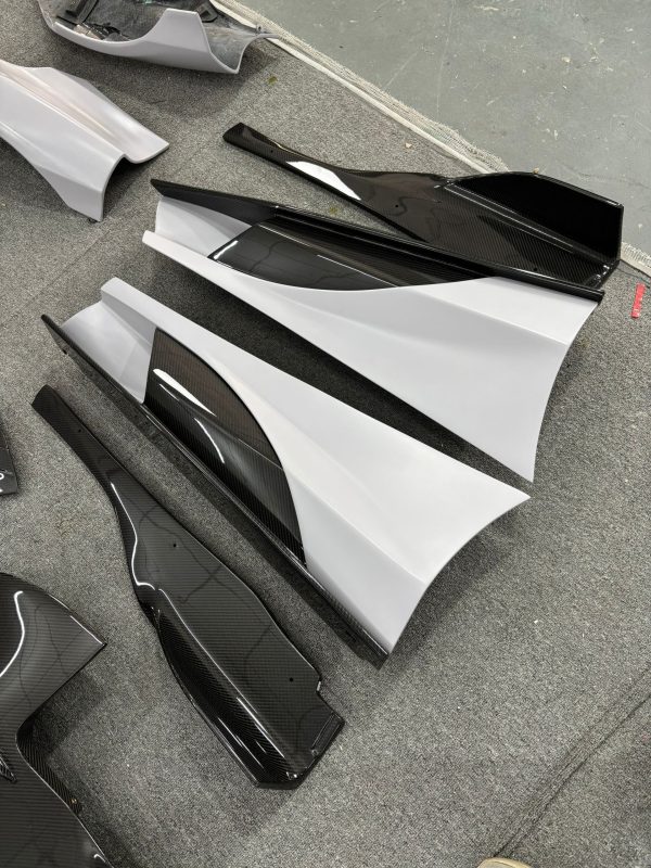 765lt side skirts McLaren 720S to 765LT Upgrade - 1:1 Dry Carbon Kit for Ground Dynamics Body Kits