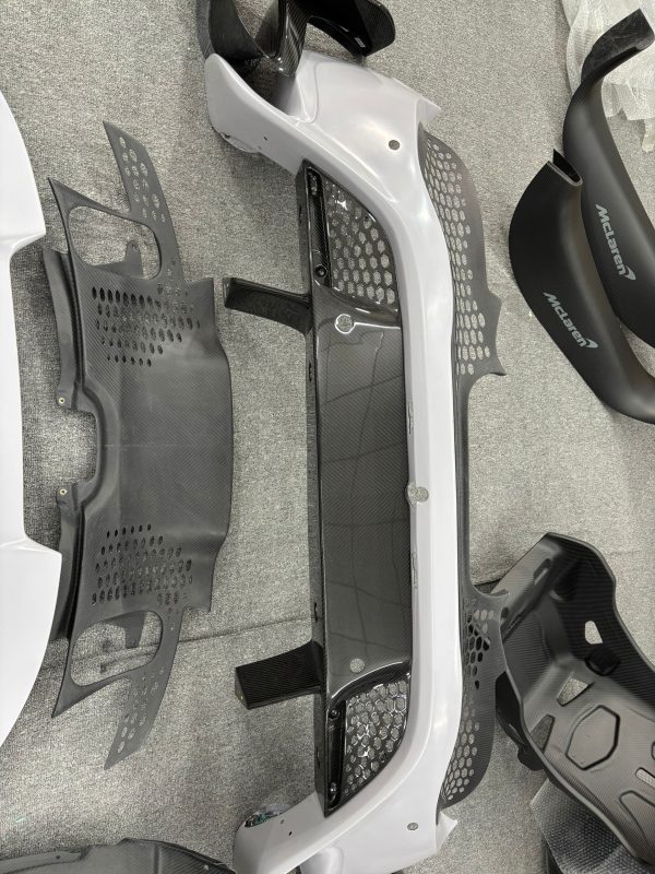 765lt rear bumper McLaren 720S to 765LT Upgrade - 1:1 Dry Carbon Kit for Ground Dynamics Body Kits