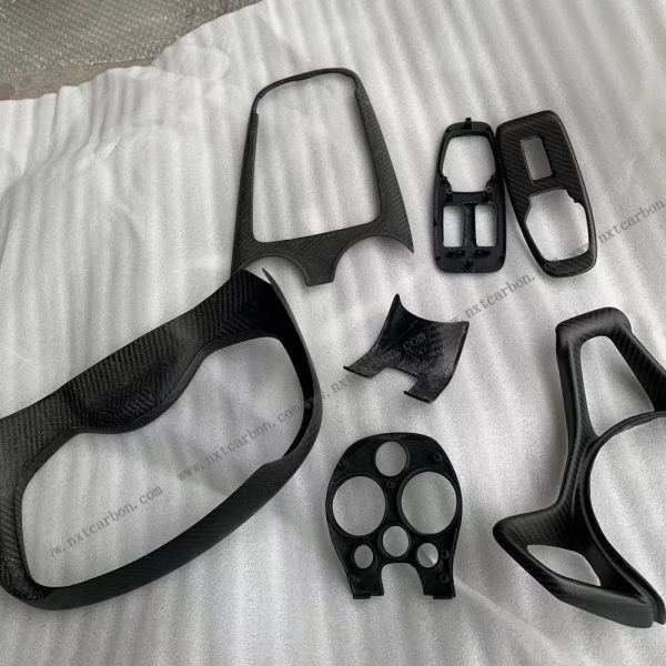 dry carbon interior trim for Mclaren 540c 570s 7pcs /set Instrument cover