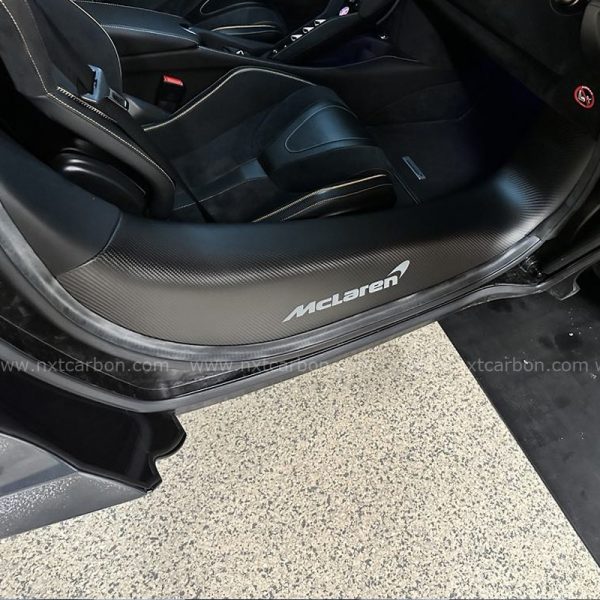 dry carbon door sills for Mclaren 720s 765lt ogo accpet custom matte finish 2pcs/set fitment guranteen