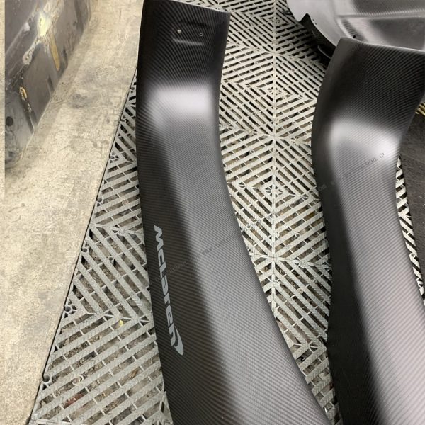 dry carbon door sills for Mclaren 720s 765lt ogo accpet custom matte finish 2pcs/set fitment guranteen