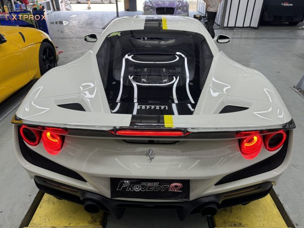 Ferrari F8 keyvany style dry carbon kit front lip  side skirts  spoiler rear diffuser