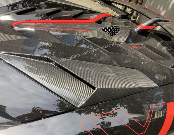 Dry carbon Lamborghini Aventador LP700-4SVJ  rear side vent intake