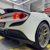 Ferrari F8 keyvany style dry carbon kit front lip  side skirts  spoiler rear diffuser