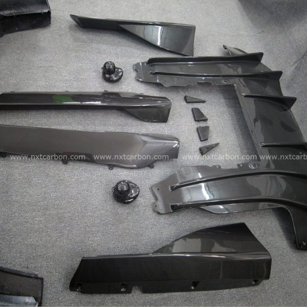 McLaren GT Full Dry Carbon Exterior Kit – Door Sills, Rear Diffuser & Front Bumper | Perfect Fitment
