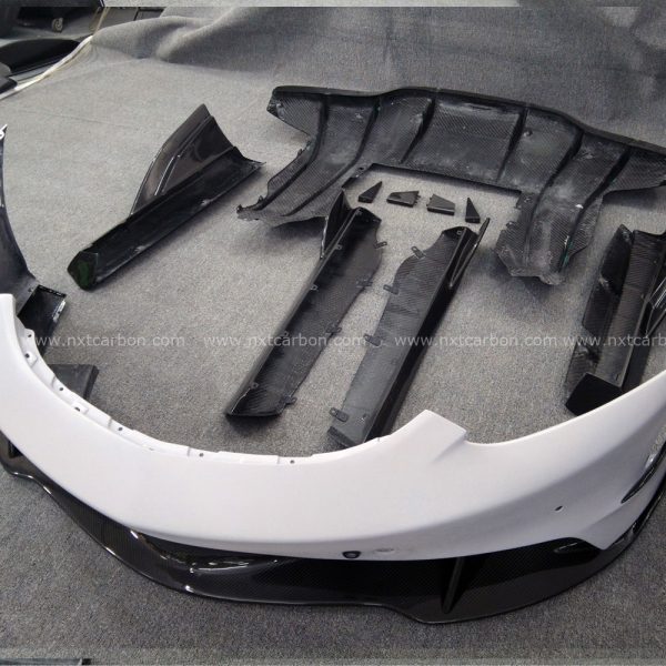 McLaren GT Full Dry Carbon Exterior Kit – Door Sills, Rear Diffuser & Front Bumper | Perfect Fitment