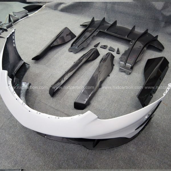 McLaren GT Full Dry Carbon Exterior Kit – Door Sills, Rear Diffuser & Front Bumper | Perfect Fitment