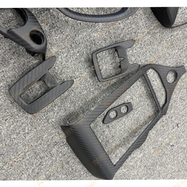 McLaren 720S Dry Carbon Fiber Interior Trim Kit – Steering Wheel Cover, Instrument Panel & Center Console