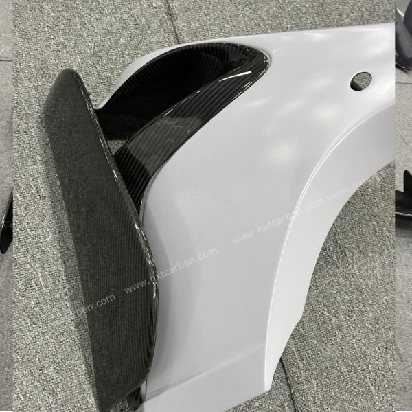 765LT-Style Dry Carbon Replacement Rear Bumper for McLaren 720S - Direct Bolt-On Installation, Wind Tunnel-Validated Design
