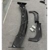 Dry Carbon Fiber GTR-Style Rear Wing Spoiler for McLaren 720S - High Downforce Aerodynamic Design, Direct Bolt-On Installation