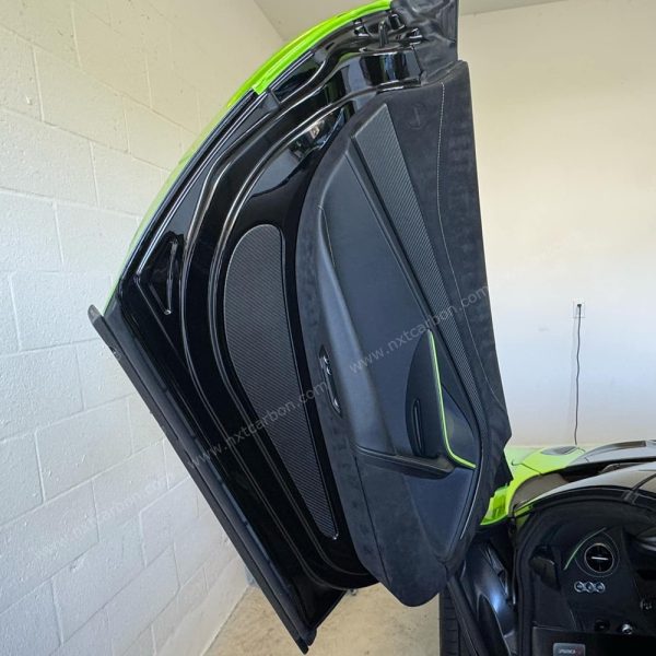 Dry Carbon Fiber Interior Door Trim Set for McLaren 720S /765LT (4-Piece Overlay Kit  OEM Fit