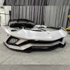 LP740-4 Aerodynami Upgrade Kit for Lamborghini Aventador LP 700-4 - Precision-Molded Dry Carbon Fiber Front/Rear Bumpers & Side Skirts (1:1 OEM Geometry)