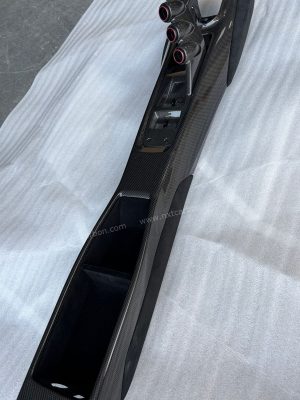 Ferrari 488 GTB/Spider Carbon Fiber Center Console Kit - Direct OEM Replacement with AC Control Panel