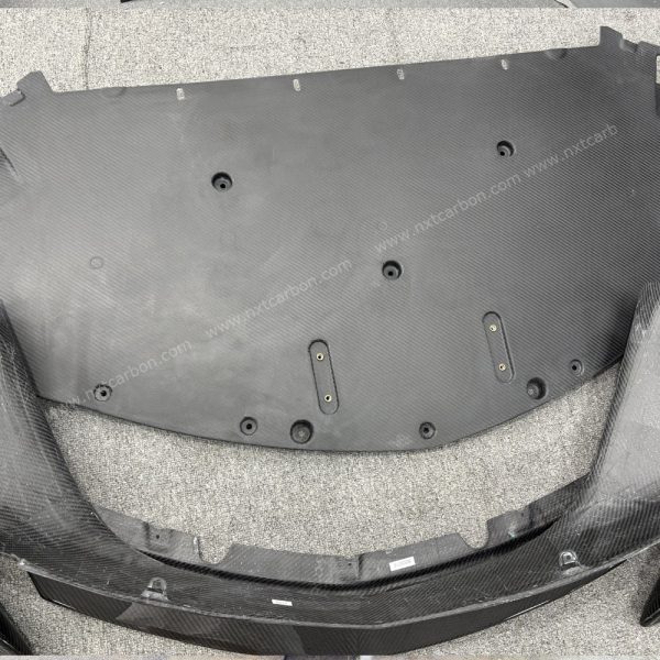 600lt front lip McLaren 600LT Dry Carbon Fiber Front Splitter - 1:1 OEM-Style Aerodynamic Lip & Undertray Kit (Racing-Grade Precision Fit)