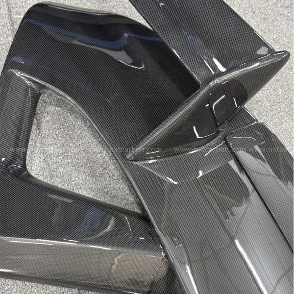 Ferrari F8 Mansory High-Performance Dry Carbon Fiber Rear Wing Spoiler - Aerodynamic Big Racing Spoiler