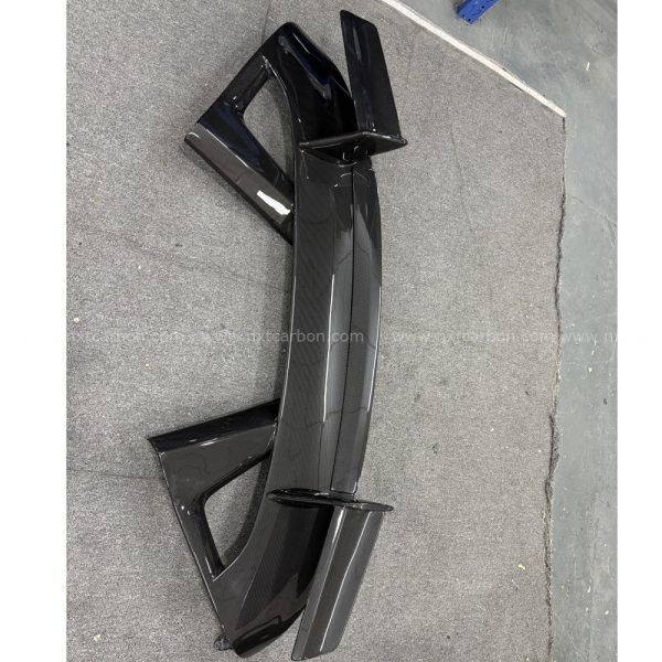 Ferrari F8 Mansory High-Performance Dry Carbon Fiber Rear Wing Spoiler - Aerodynamic Big Racing Spoiler