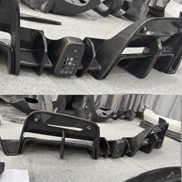 Mansory Style  Full Body Kit for Ferrari SF90 - Dry Carbon Fiber: Front Lip, Side Skirts, Fenders, Rear Diffuser, Mirror Caps