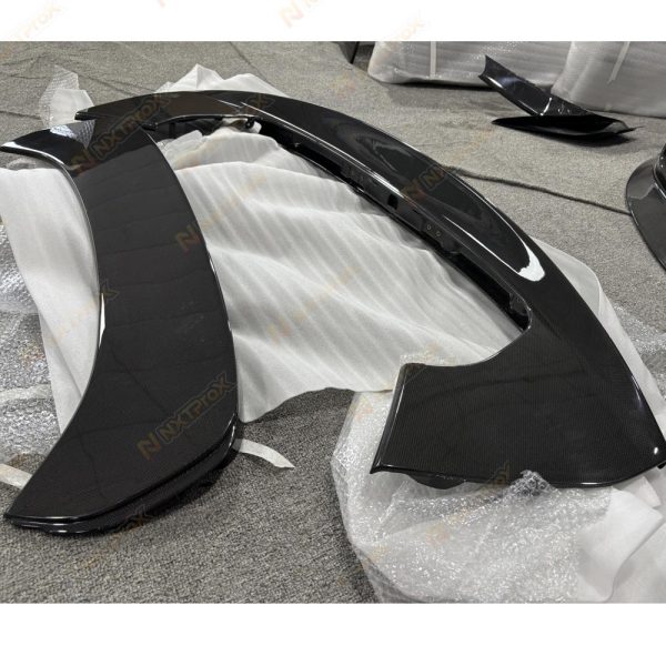 Authentic Dry Carbon Fiber Spoiler for Ferrari SF90 / SF90 Stradale / SF90 Spider - Lightweight & High Gloss