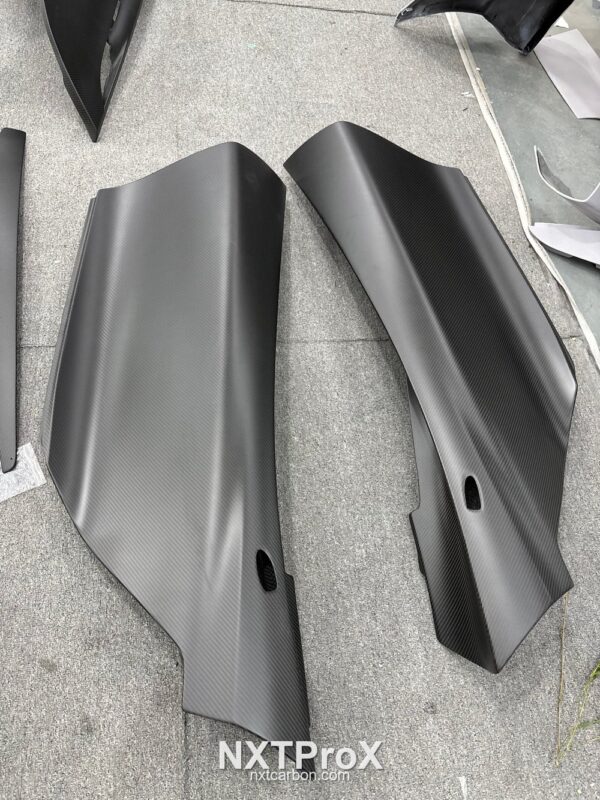 McLaren 720S Coupe Dry Carbon Exposed car door Panel OEM Replacement – 4PCS Set