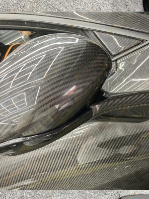 mclaren 720s mirror cover w arm