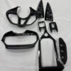 McLaren 750s dry carbon interior trim replacment  8pcs/set  Window switch cover Screen bezel Steering wheel trim Dashboard bezel (Copy)